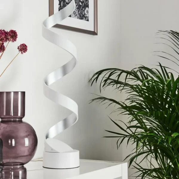 hofstein Lampe de table Pitasch LED Blanc, 1 lumière* Lampes Modernes