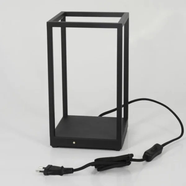 hofstein Lampe de table Ranquile LED Noir, 2 lumières* Lampes Modernes