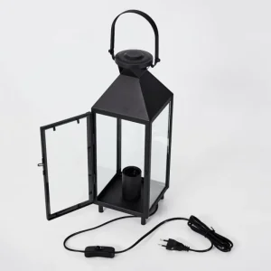 hofstein Lampe de table Raupunga Noir, 1 lumière* Lampes En Verre