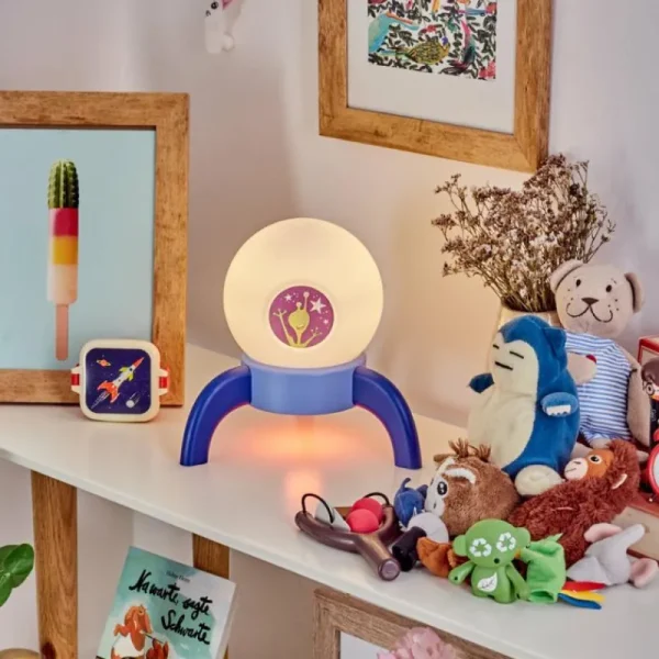 hofstein Lampe de table Rougemont LED Bleu, 1 lumière* Lampes Modernes