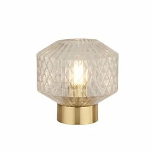 Luminaires Searchlight Lampe de table Searchlight Or, 1 lumière* Lampes En Verre