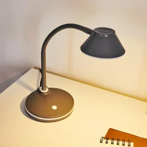 hofstein Lampe de table Shreveport LED Anthracite, Blanc, 1 lumière* Lampes Modernes