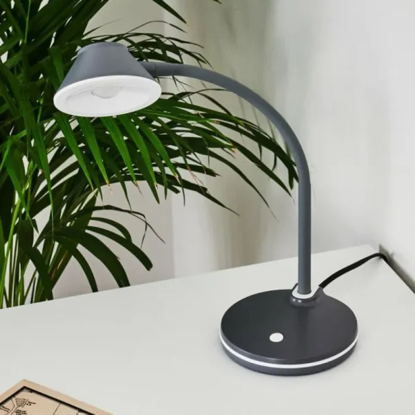 hofstein Lampe de table Shreveport LED Anthracite, Blanc, 1 lumière* Lampes Modernes