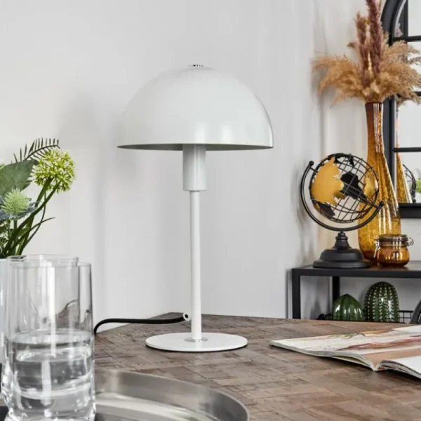 hofstein Lampe de table Tati Blanc, 1 lumière* Lampes Modernes