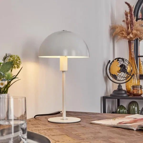 hofstein Lampe de table Tati Blanc, 1 lumière* Lampes Modernes