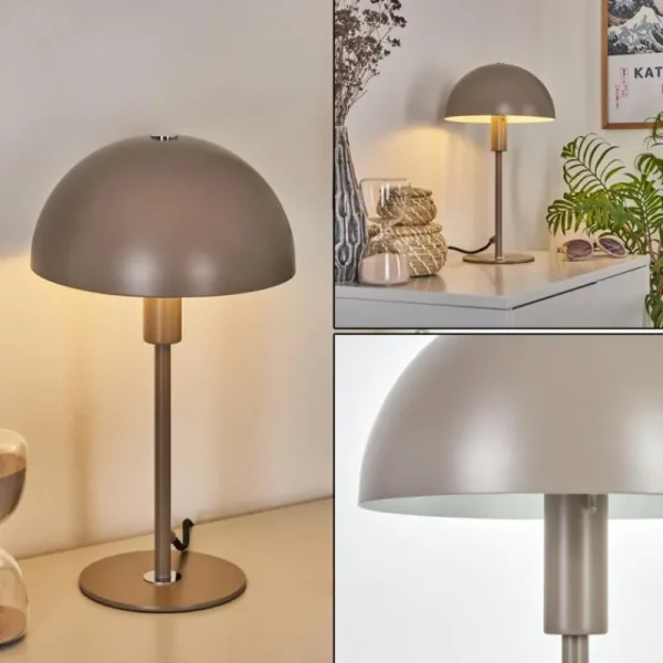 hofstein Lampe de table Tati Gris, 1 lumière* Lampes Modernes