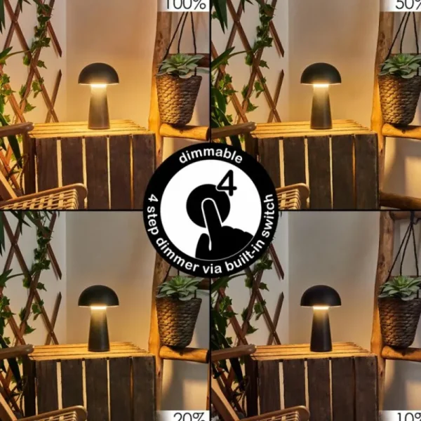 hofstein Lampe de table Telve LED Blanc, 1 lumière* Lampes Modernes