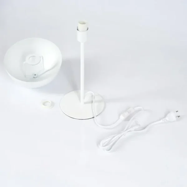 hofstein Lampe de table Tom Blanc, 1 lumière* Lampes Modernes