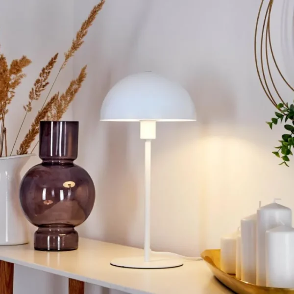hofstein Lampe de table Tom Blanc, 1 lumière* Lampes Modernes