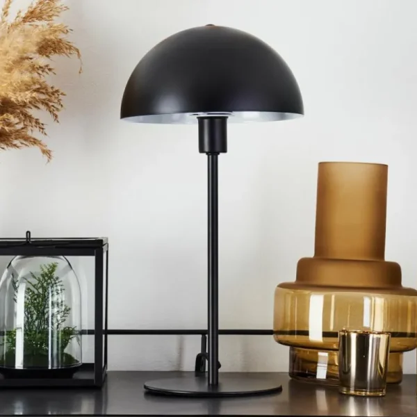 hofstein Lampe de table Tom Kings Noir, Blanc, 1 lumière* Lampes Modernes