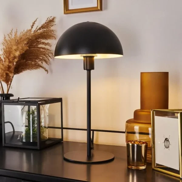 hofstein Lampe de table Tom Kings Noir, Blanc, 1 lumière* Lampes Modernes