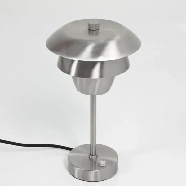 hofstein Lampe de table Wacissa Nickel mat, 1 lumière* Lampes Modernes