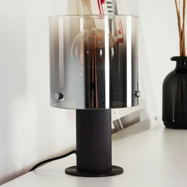 hofstein Lampe de table Wichita Noir, 1 lumière* Lampes Modernes