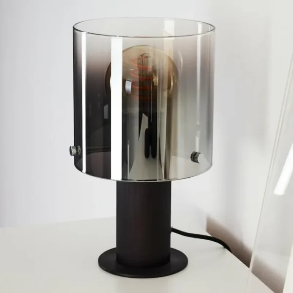 hofstein Lampe de table Wichita Noir, 1 lumière* Lampes Modernes