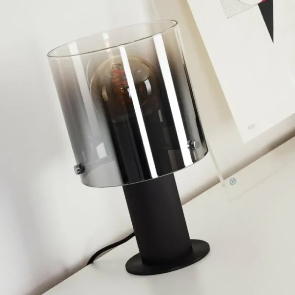 hofstein Lampe de table Wichita Noir, 1 lumière* Lampes Modernes