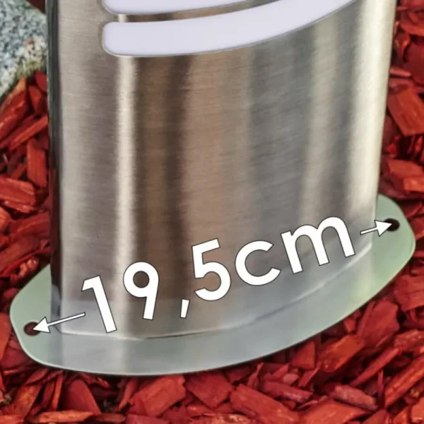 hofstein Lampe d'extérieur Alslev Acier inoxydable, 1 lumière* Lampes Modernes