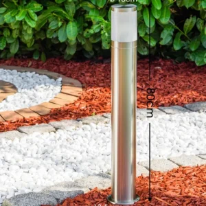 hofstein Lampe d'extérieur Globo XELOO Acier inoxydable, 1 lumière* Lampes Modernes
