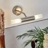 hofstein lampe miroir Regensdorf Nickel mat, 2 lumières* Lampes En Verre
