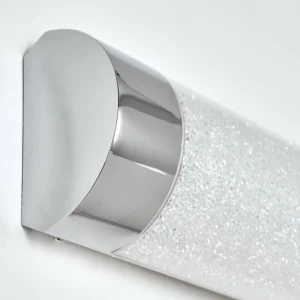hofstein lampe miroir Morges LED Chrome, Scintillant, Blanc, 1 lumière* Lampes Modernes