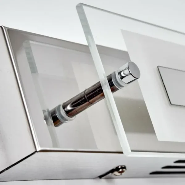 hofstein lampe miroir Morges LED Chrome, Blanc, 1 lumière* Lampes Modernes
