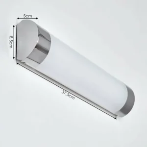 hofstein lampe miroir Morges LED Chrome, Blanc, 1 lumière* Lampes Modernes