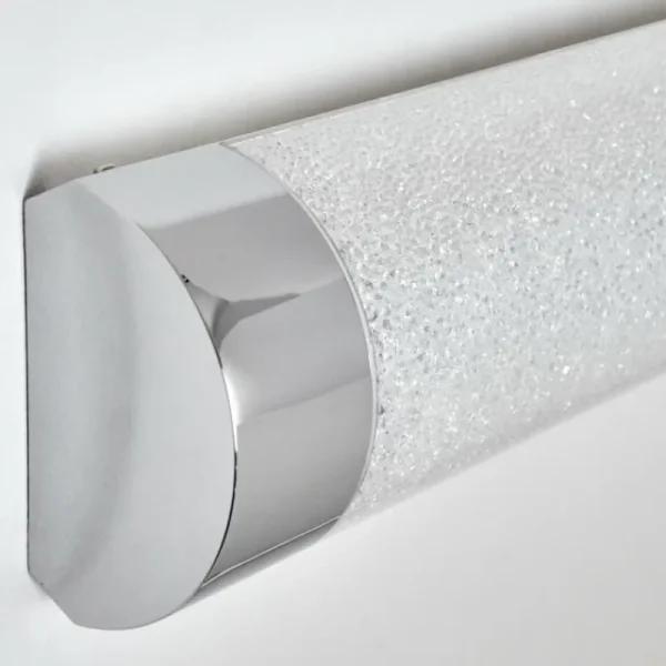 hofstein lampe miroir Morges LED Chrome, Scintillant, Blanc, 1 lumière* Lampes Modernes