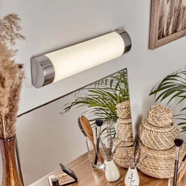 hofstein lampe miroir Morges LED Chrome, Blanc, 1 lumière* Lampes Modernes