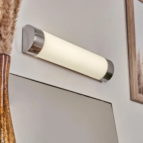 hofstein lampe miroir Morges LED Chrome, Blanc, 1 lumière* Lampes Modernes