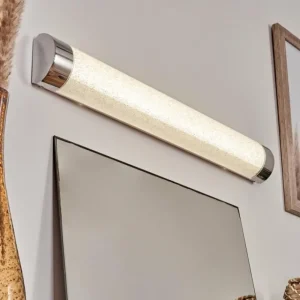 hofstein lampe miroir Morges LED Chrome, Scintillant, Blanc, 1 lumière* Lampes Modernes