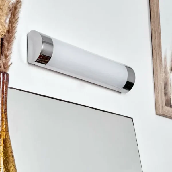 hofstein lampe miroir Morges LED Chrome, Blanc, 1 lumière* Lampes Modernes