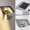 hofstein Lampe solaire Camden LED Gris, 1 lumière, Détecteur de mouvement* Lampes Modernes