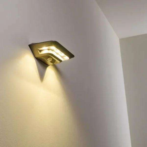 hofstein Lampe solaire Camden LED Gris, 1 lumière, Détecteur de mouvement* Lampes Modernes