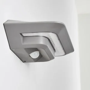 hofstein Lampe solaire Camden LED Gris, 1 lumière, Détecteur de mouvement* Lampes Modernes