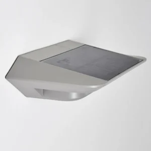 hofstein Lampe solaire Camden LED Gris, 1 lumière, Détecteur de mouvement* Lampes Modernes