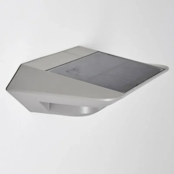 hofstein Lampe solaire Camden LED Gris, 1 lumière, Détecteur de mouvement* Lampes Modernes