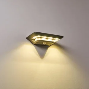 hofstein Lampe solaire Camden LED Gris, 1 lumière, Détecteur de mouvement* Lampes Modernes