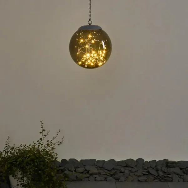 hofstein lampe solaire Horsens LED Blanc, 1 lumière* Lampes Modernes