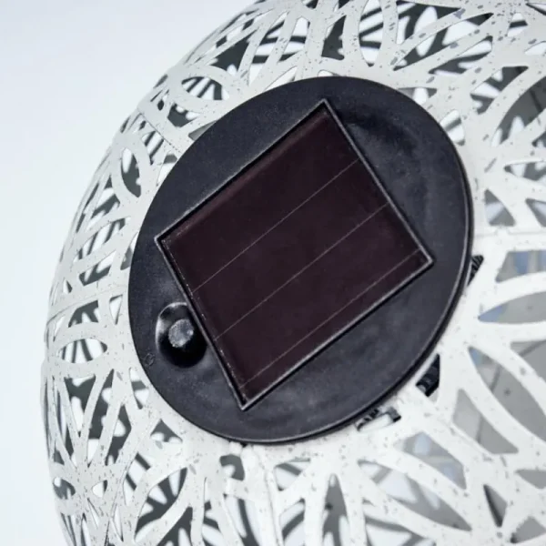 hofstein lampe solaire Leonard LED Noir, Blanc, 1 lumière* Lampes Modernes
