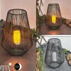 hofstein lampe solaire Mendola LED Gris, 1 lumière* Lampes Modernes