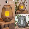 hofstein lampe solaire Mendola LED Gris, 1 lumière* Lampes Modernes