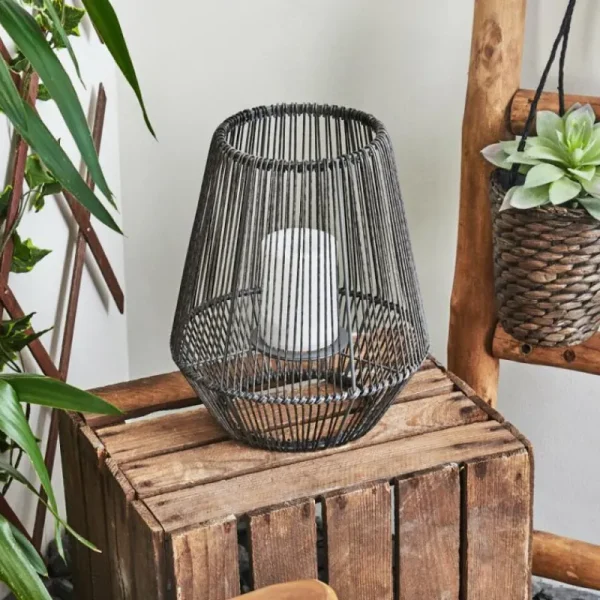 hofstein lampe solaire Mendola LED Gris, 1 lumière* Lampes Modernes