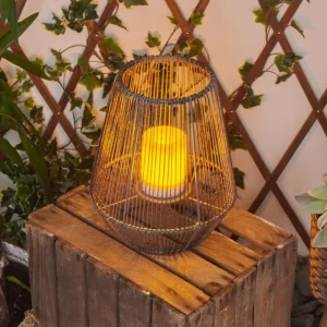 hofstein lampe solaire Mendola LED Gris, 1 lumière* Lampes Modernes
