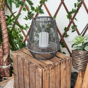 hofstein lampe solaire Mendola LED Gris, 1 lumière* Lampes Modernes