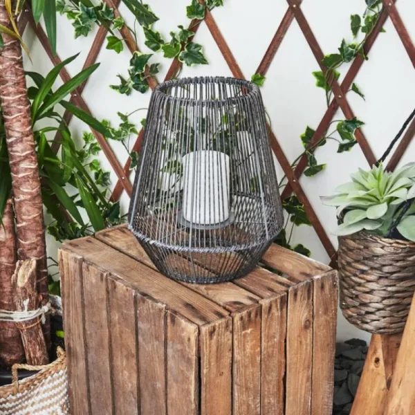 hofstein lampe solaire Mendola LED Gris, 1 lumière* Lampes Modernes