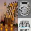 hofstein lampe solaire Roanoke LED Gris, 1 lumière* Lampes Modernes