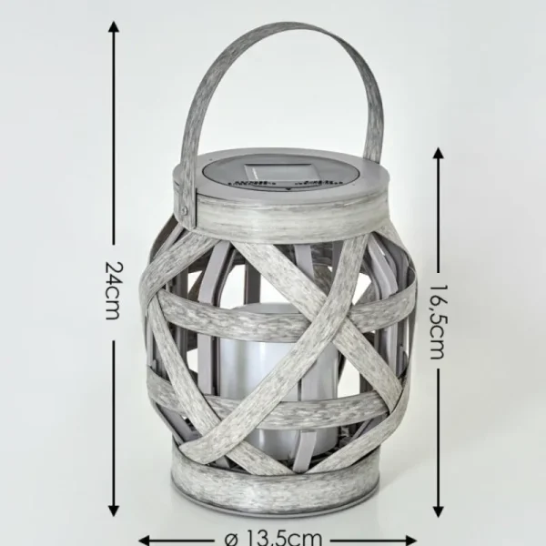 hofstein lampe solaire Roanoke LED Gris, 1 lumière* Lampes Modernes