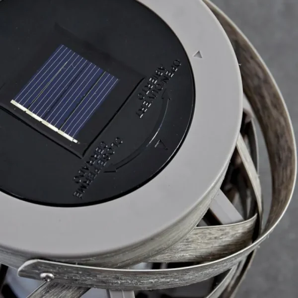 hofstein lampe solaire Roanoke LED Gris, 1 lumière* Lampes Modernes