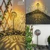 hofstein lampe solaire Samoao LED Cuivre, Noir, Argenté, 1 lumière* Lampes Modernes