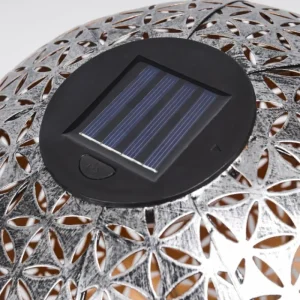 hofstein lampe solaire Samoao LED Cuivre, Noir, Argenté, 1 lumière* Lampes Modernes