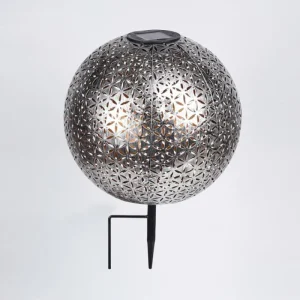 hofstein lampe solaire Samoao LED Cuivre, Noir, Argenté, 1 lumière* Lampes Modernes